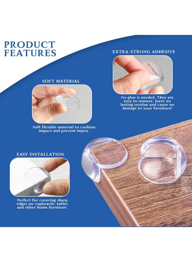 KOLIBROX Table Corner Protectors for Child - Anti-Collision Table Edge Guards with Sharp Angle Buffer - Household Protection Strip,Perfect for Kids Safety | 1-Set/12-Pcs - Image 4