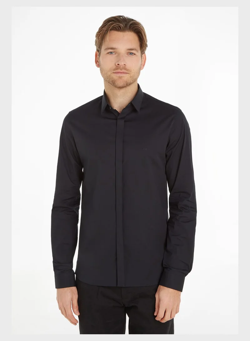 CALVIN KLEIN Poplin Slim Fit Shirt
