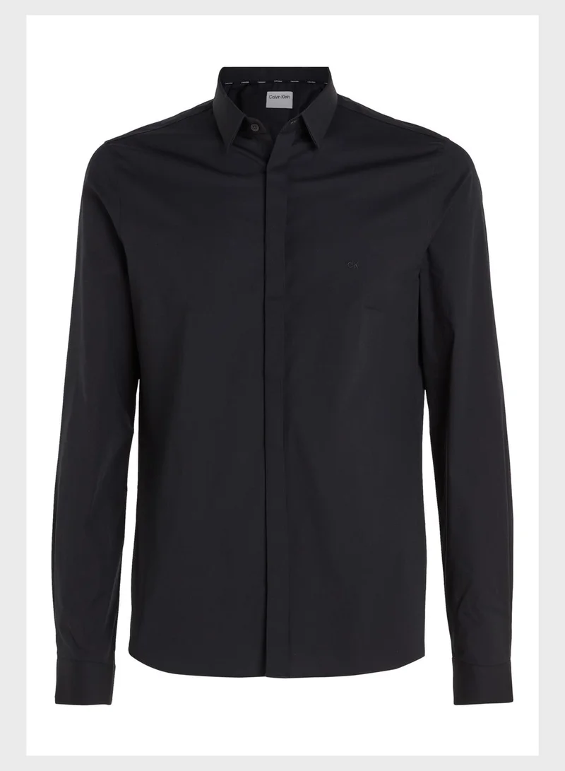 CALVIN KLEIN Poplin Slim Fit Shirt