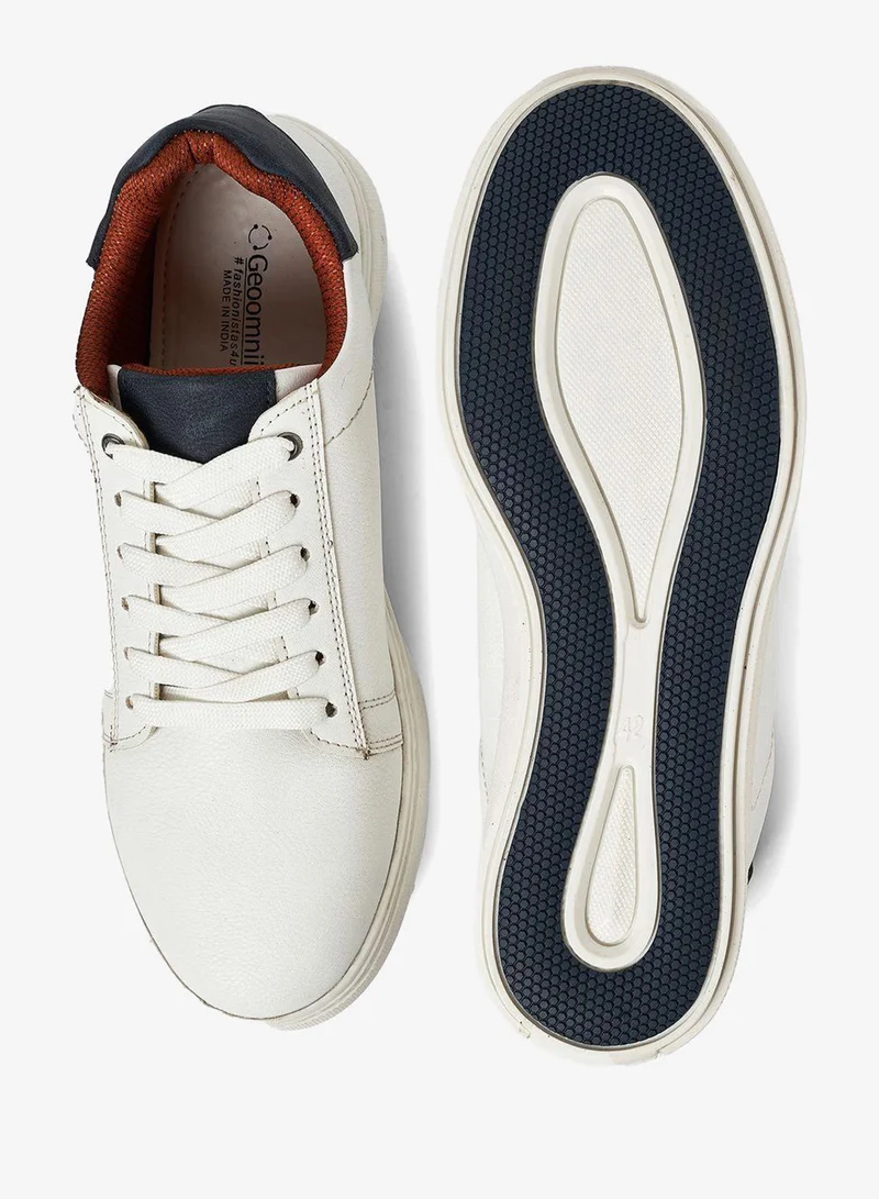 Geoomnii  Casual Lace Up Sneakers for Men | Best Price UAE