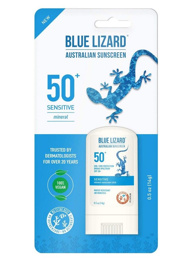 BLUE LIZARD Spf#50+ Sensitive Stick Australian Sunscreen 0.5 Ounce (Pack Of 2) - Image 1