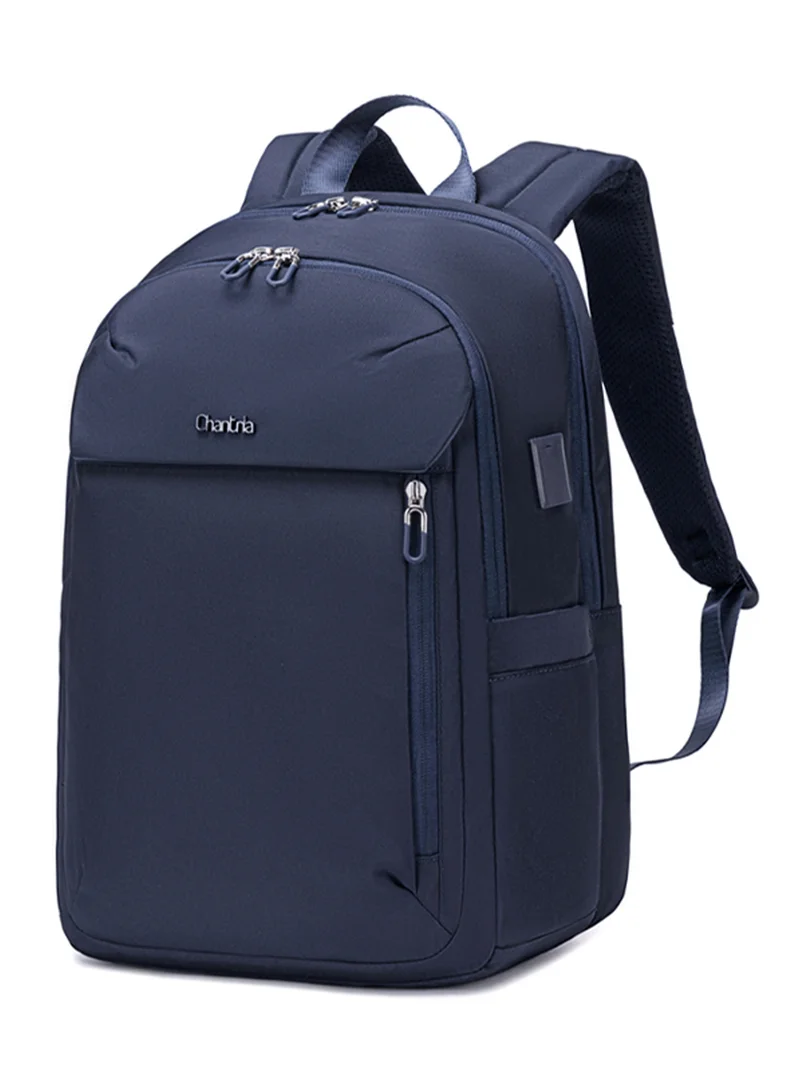 Premium Lightweight Laptop Backpack for Women Water Resistant Multifunctional Anti-Theft Daypack with Built in USB Port, CB00633 - Blue