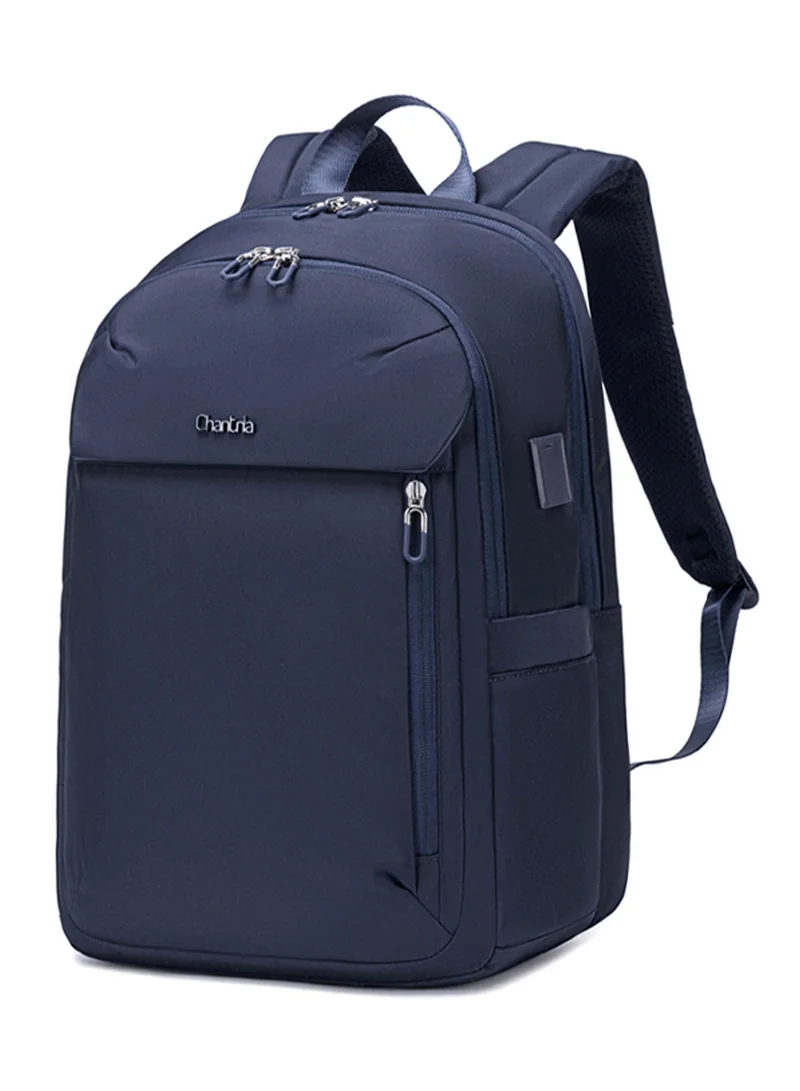 Chantria Premium Lightweight Laptop Backpack for Women Water Resistant Multifunctional Anti-Theft Daypack with Built in USB Port, CB00633 - Blue