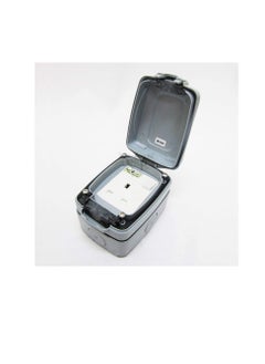 MK MK 13A Switch Socket Outdoor Waterproof IP66 Grey Masterseal Compact 86486GRY  - Image 1