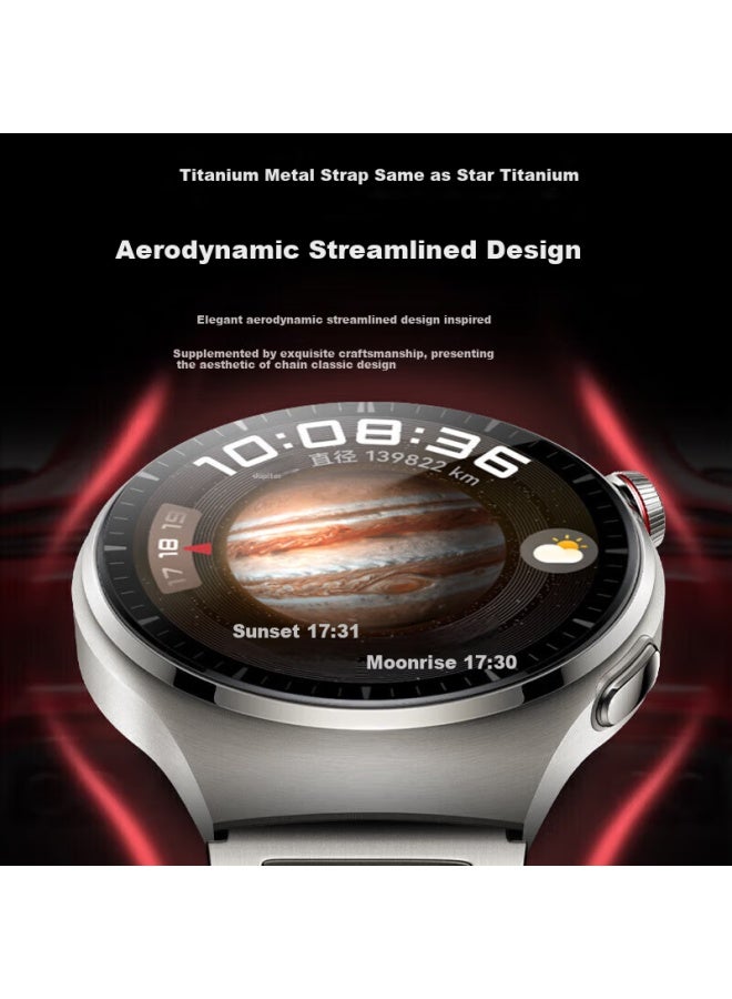 Stiger Stiger Titanium Metal Watch Band For Huawei Gt5 Pro/watch 4/gt4/gt3 Pro/gt2 Pro Huawei Smart Watch Band Universal 22mm  - Image 2