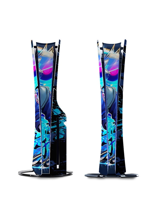 Loquat Suitable For Sony Ps5 Game Console Stickers Ps5 Optical Drive Version Stickers Ps5 Digital Version Protective Film Full Body Stickers-Color:AL-PS5Slim-014-MM - Image 4