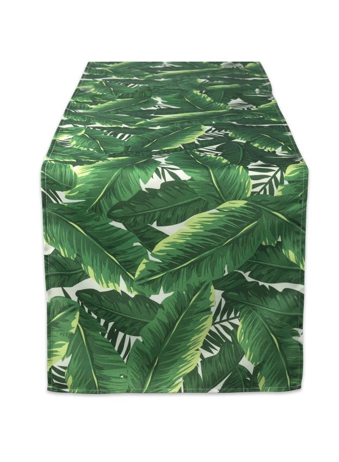 DII Outdoor Tabletop Collection, Stain Resistant & Waterproof,14x72, Banana Leaf - Image 1