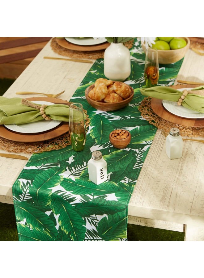 DII Outdoor Tabletop Collection, Stain Resistant & Waterproof,14x72, Banana Leaf - Image 5