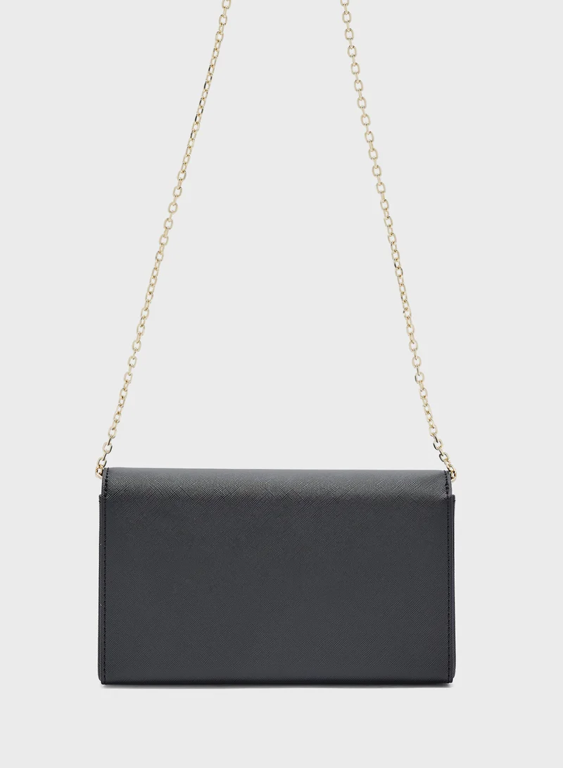 لوف موسكينو BLACK PU-MULTICOLOUR NYLON BLACK PU-MULTICOLOUR NY