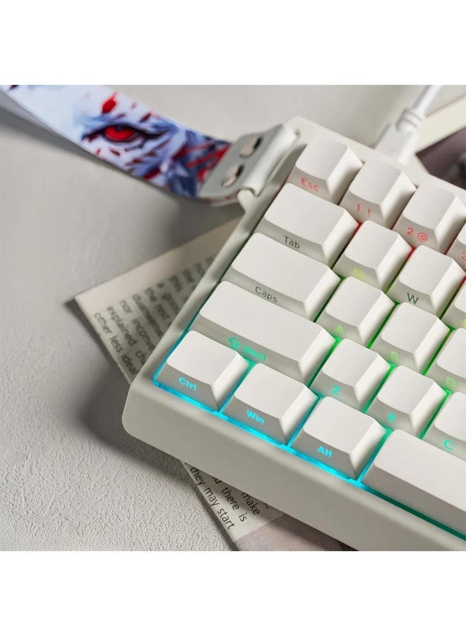 MADLIONS MAD60 HE RGB Magnetic Switch Keyboard, Wireless/Bluetooth/USB RGB Backlit Soundproofing Foam,60% Magnetic Switch Hall Effect Adjustable, for PC Mac Win - Image 4