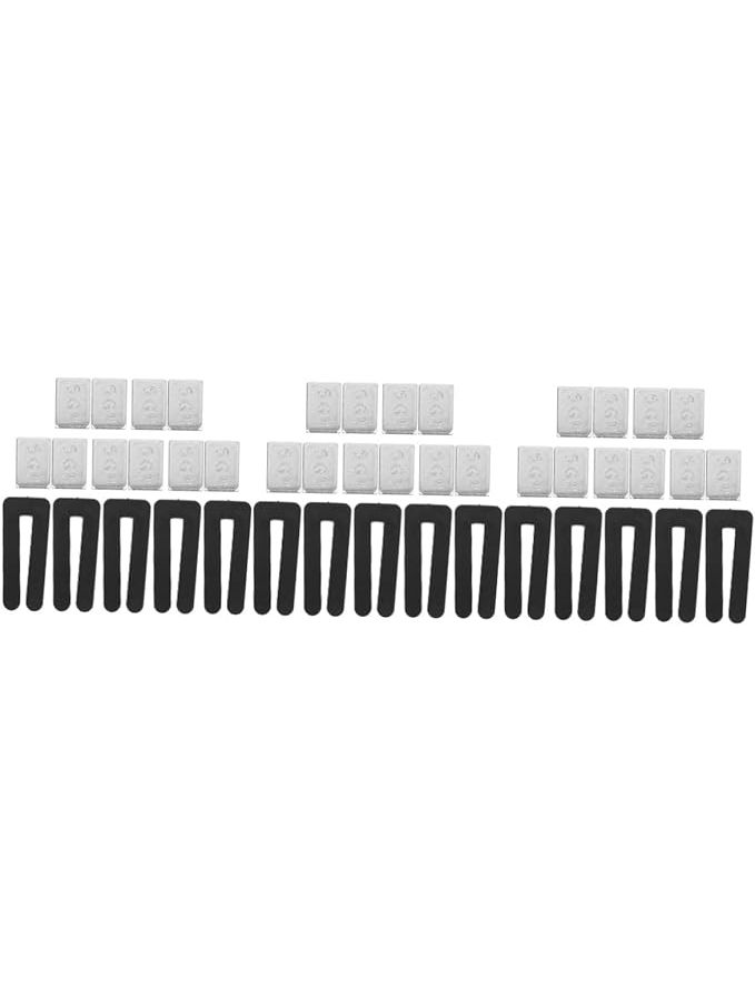 Ceiling Fan Balancing Kit 15 Sets Includes Clips And Weights 4 2x1 7x0 7cm Black
