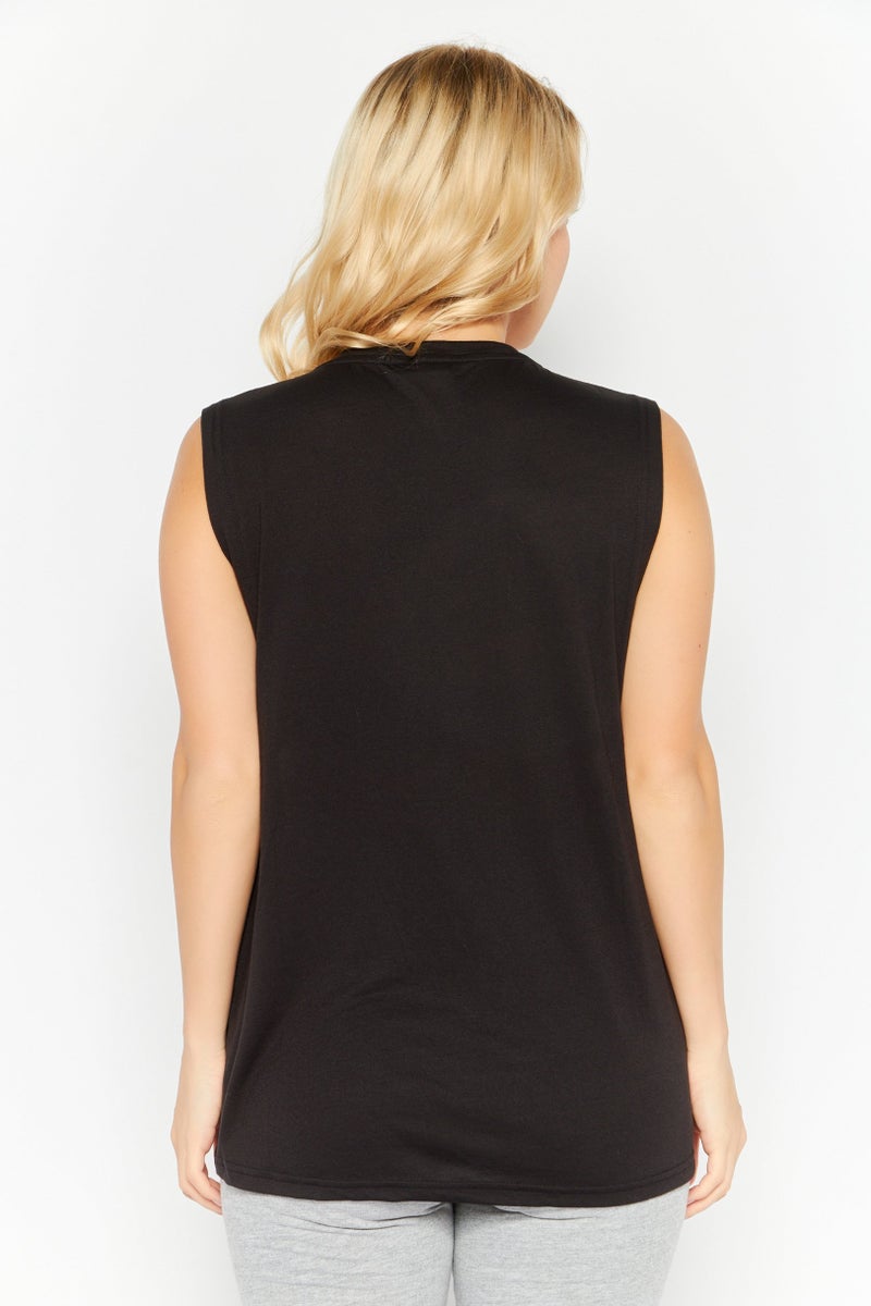 PUMA Women Sport Fit Sleeveless Training Top, Black  - Image 3