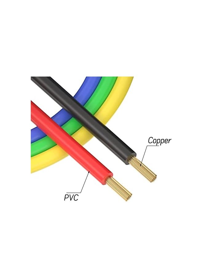 PROMASS - promass Double-ended 4mm Banana Plug Test Leads Stackable Copper Pulg Soft Cables for Laboratory Multimeter Electric Testing 5PCS - Image 1