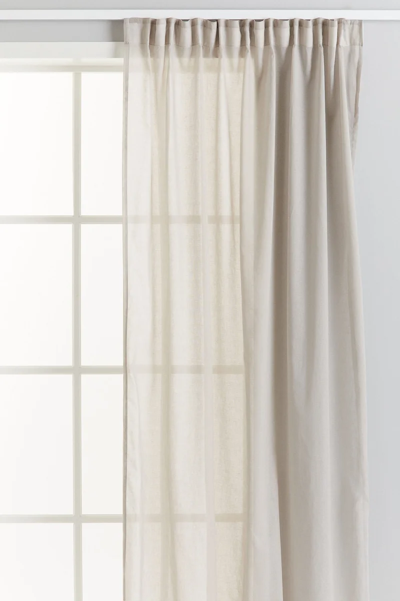 اتش اند ام 2-pack airy multiway curtains