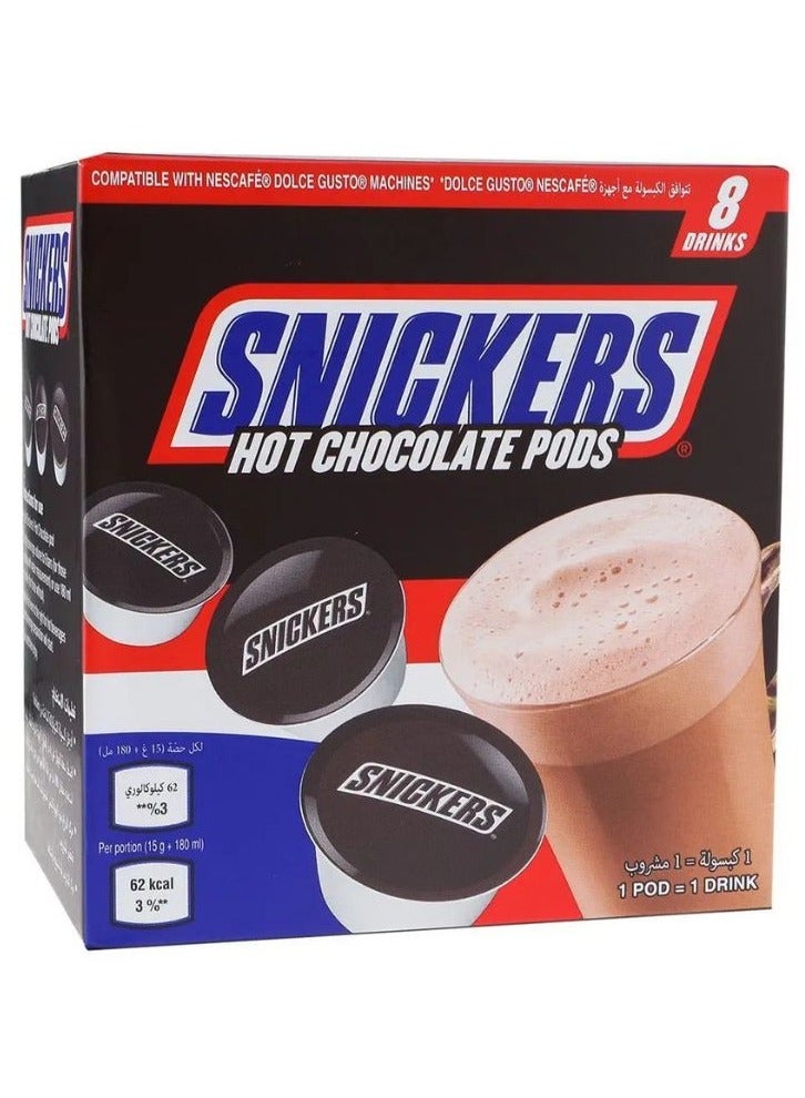 Snickers Hot Chocolate Pods 8 Capsules
