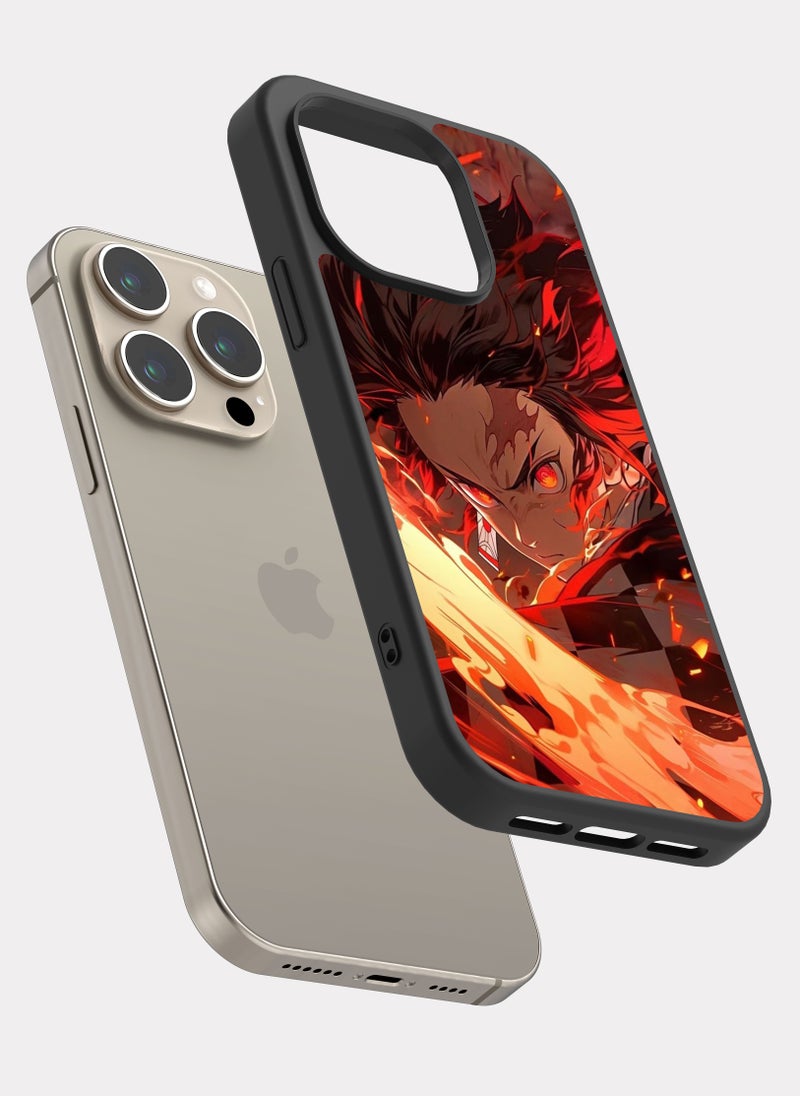 PXLAAT iPhone 15 Pro case cover  Slayer Kimetsu No Tanjiro  - Image 2