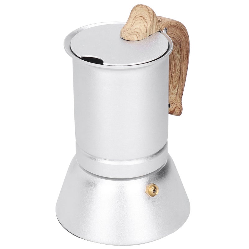 150ml Coffee Maker Moka Pot Stainless Steel Coffee Pot Induction Cooker Use Home Supplies - Image 3