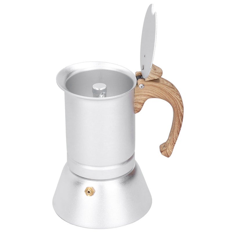150ml Coffee Maker Moka Pot Stainless Steel Coffee Pot Induction Cooker Use Home Supplies - Image 2