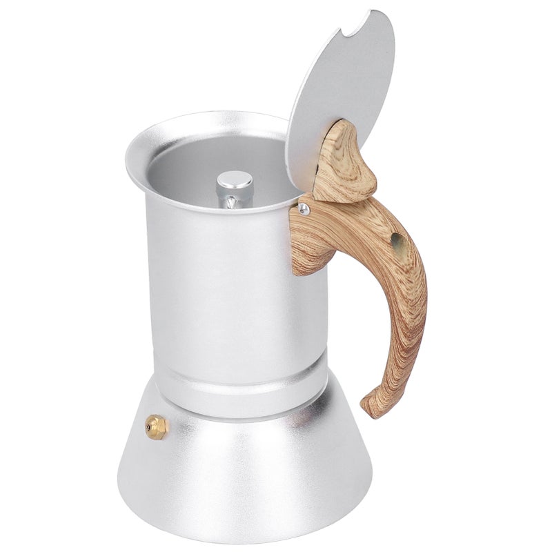 150ml Coffee Maker Moka Pot Stainless Steel Coffee Pot Induction Cooker Use Home Supplies - Image 1