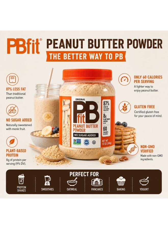 PBFIT NO SUGAR PEANUT 368gm - Image 3