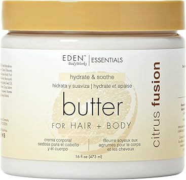 زبدة الجسم للشعر من EDEN BodyWorks بنكهة الحمضيات 16 أونصة