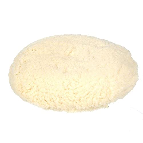 Inditrust 1pc wool pad 1 pc plain sponge pad 7 INCH Clean waxing Auto Paint Maintenance Care Gross Polishing Buffing Pads Flat Sponge Car Polisher Combo - Image 2