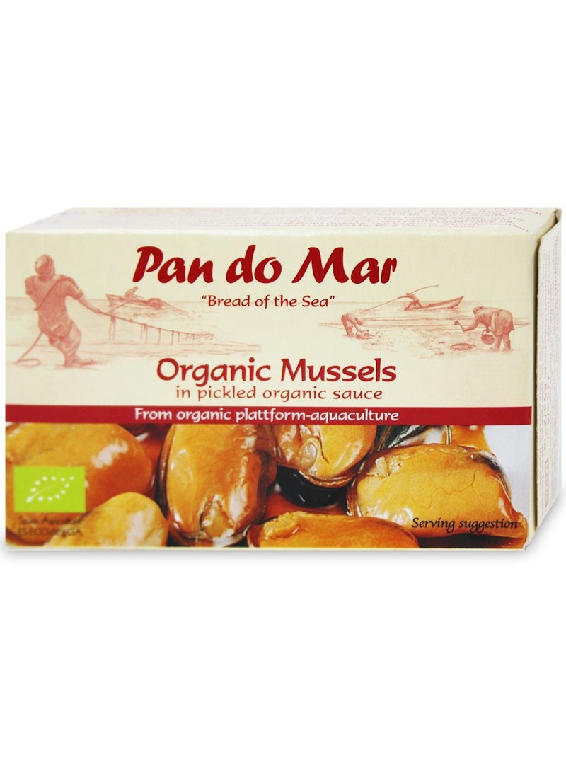 Organic Marinated Mussels In Pickled Organic Sauce 115G