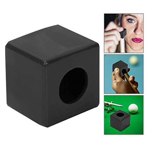 Zerone Billiard Chalk Holder, Secure Fit Pool Cue Tip Lubricator with Portable Design for Billiard Enthusiasts Snooker Lovers and Pool Player (Black) - Image 3