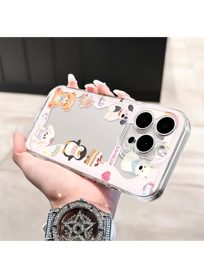 Inkaida Yingkaida Transparent Rainbow Animal Pattern Full Protection Case For Apple Iphone 16 Pro Max - Image 2