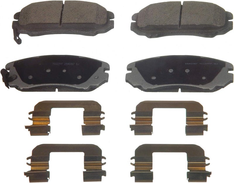 Wagner ThermoQuiet QC924A Ceramic Disc Pad Set, Front - Image 1