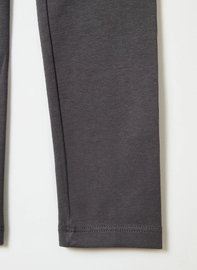 Ovs  OVS Stretch Cotton Leggings for Kids | Best Price UAE