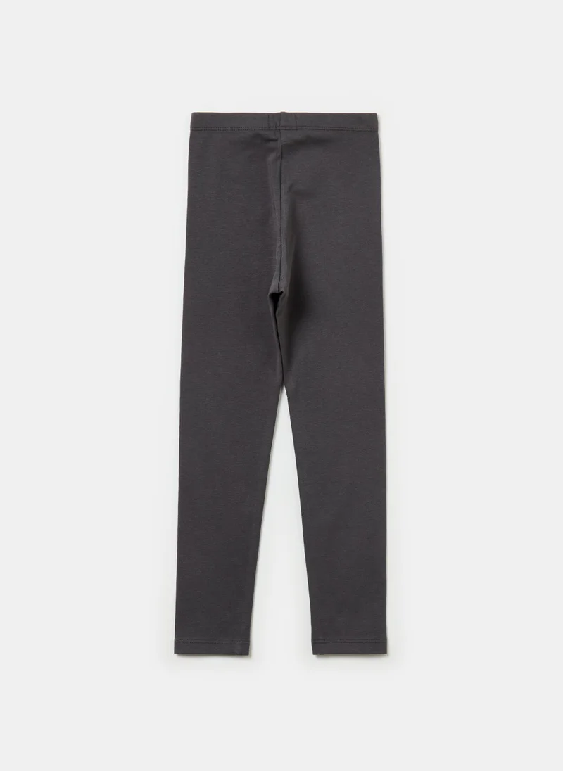Ovs  OVS Stretch Cotton Leggings for Kids | Best Price UAE