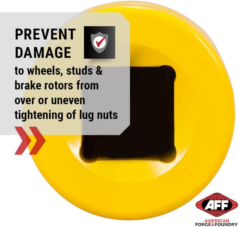 AFF Torque Limiting Extension, 3/4" Drive, 175 ft/lbs, Yellow, 40306 - Image 3