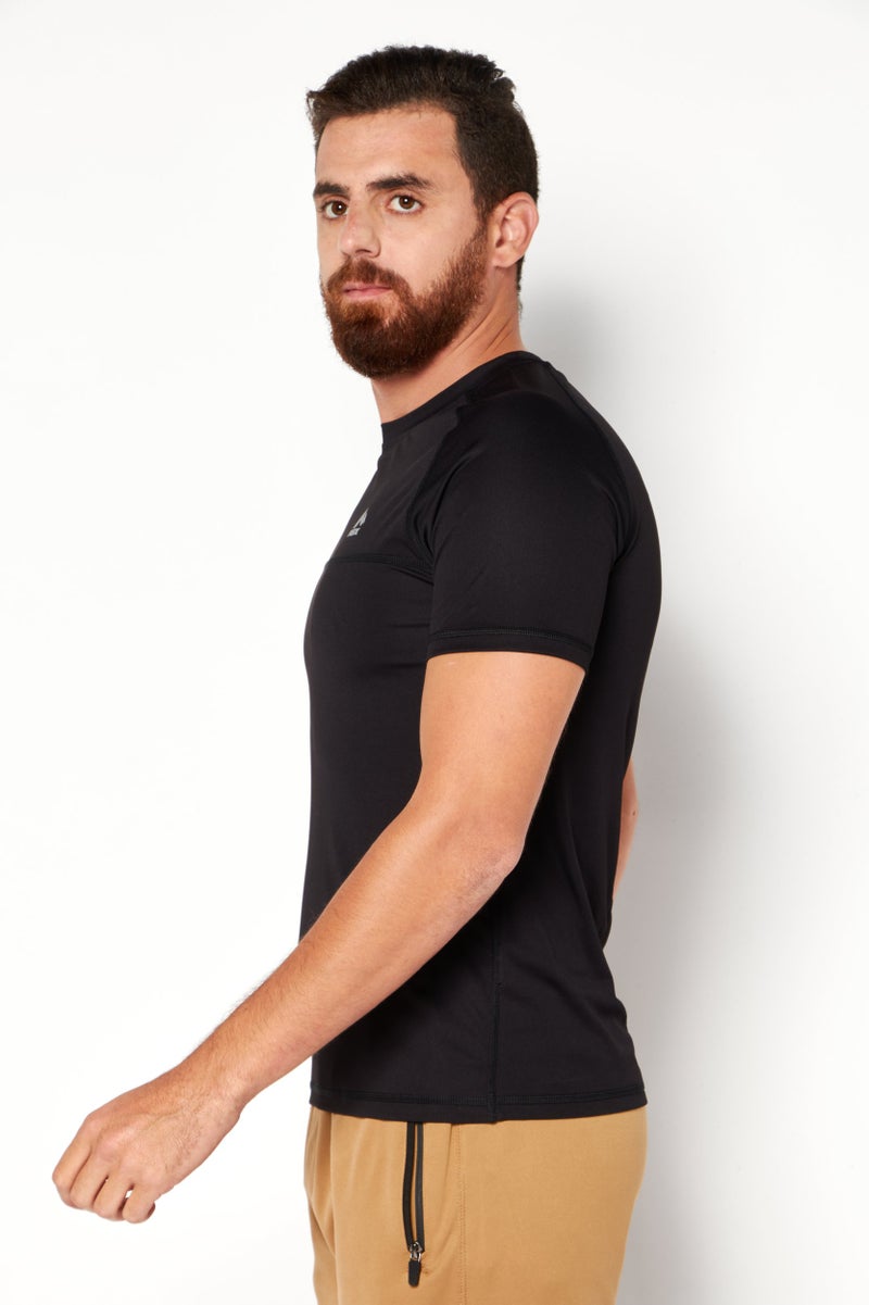 RBX Men Sportswear Fit Training T-Shirt, Black - Image 3