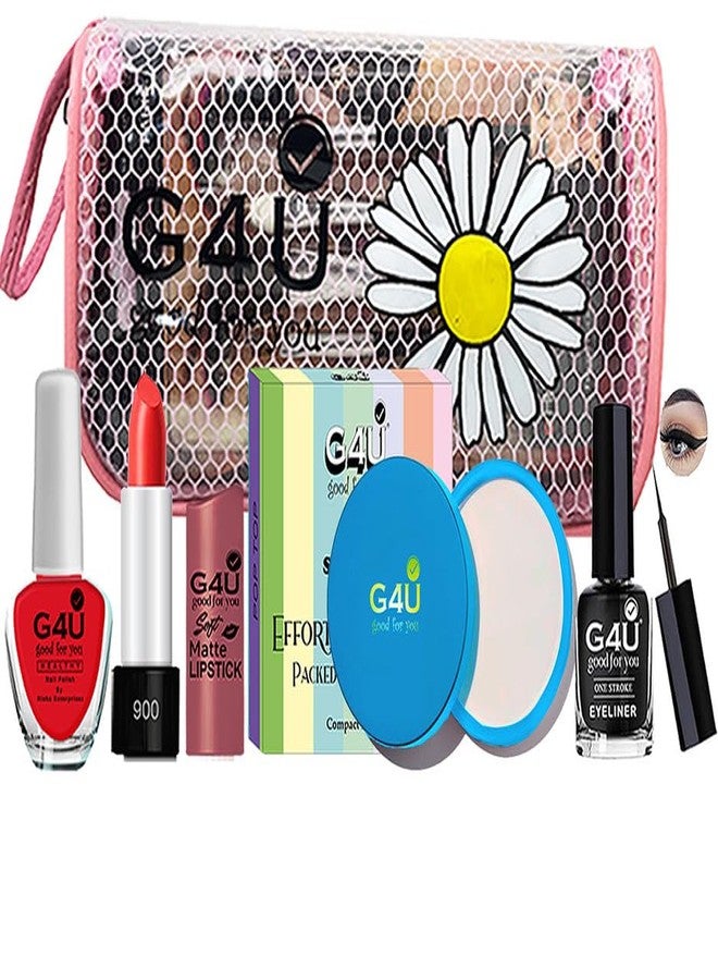 G4U - Timeless Beauty Kit for Girls, All In One Makeup Kit Set With Pouch 113 - Image 1