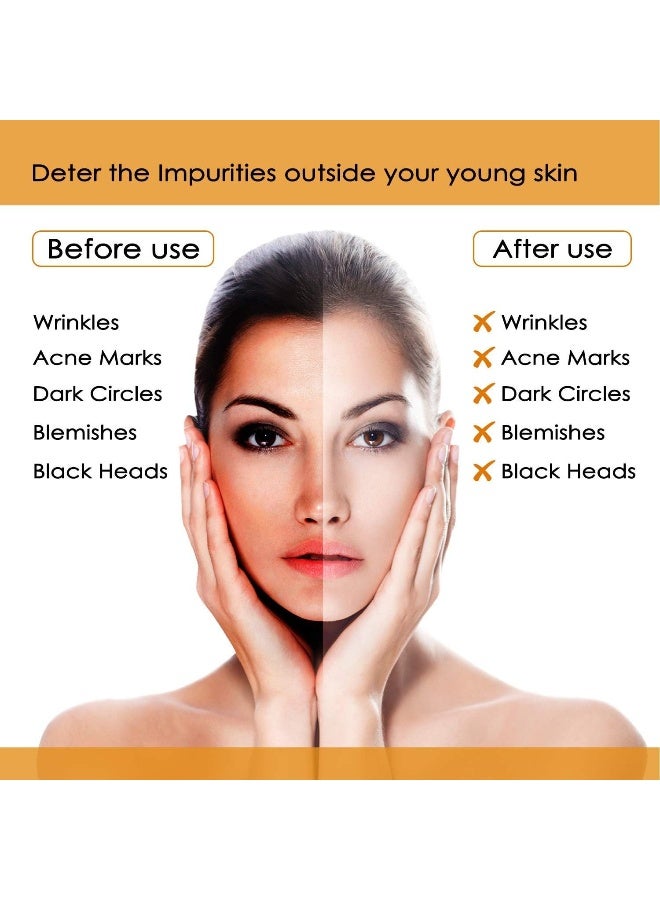 NUTRIGLOW طقم وجه فاكهة البابايا من نوتري جلو للرجال والنساء لبشرة متألقة (260 جرام - 10 مل) - Image 5