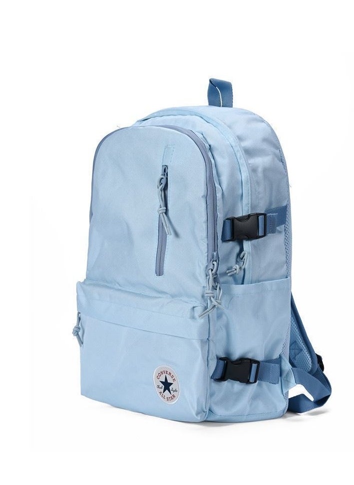 CONVERSE 【School  Season】Converse Classic vertical zipper schoolbag Large capacity schoolbag Laptop schoolbag  - Image 2