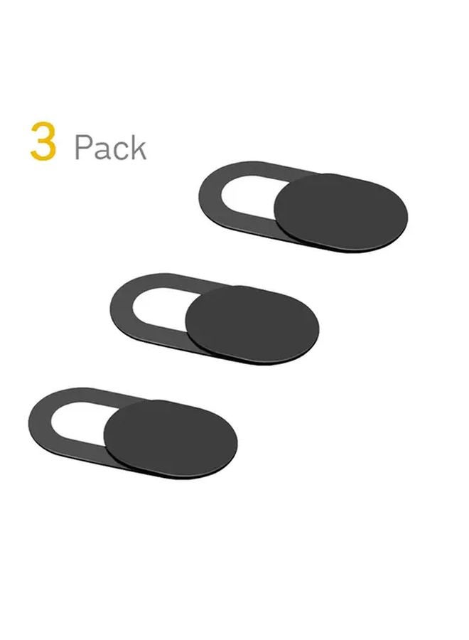 3 قطع غطاء كاميرا ويب فائق الرقة مزود بمنزلق مقاوم للاختراق لحماية الخصوصية مع ظهر لاصق - Image 1