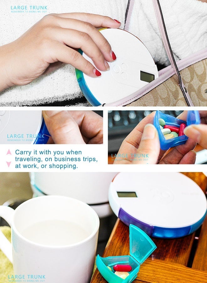 3Pcs Compact and Durable Anti-Moisture Three-Compartment Pill Box - Waterproof Seal, Eco-Friendly ABS Material, Large Capacity, Ideal for Travel, Daily Use, Medication Storage, and Easy Carry - Image 5