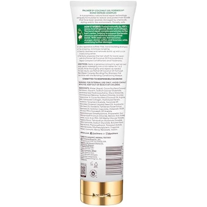 PALMER'S COCONUT OIL ZERO BREAK PRE-SHAMPOO, 2.1 OUNCE - Image 3