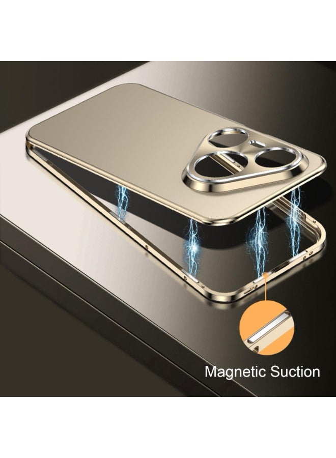 general Metal Frame Case Compatible with Huawei Pura 80 Ultra, Camera Protection Thin Shockproof Scratch-resistant Cover Magnetic Installation Housing - Image 2