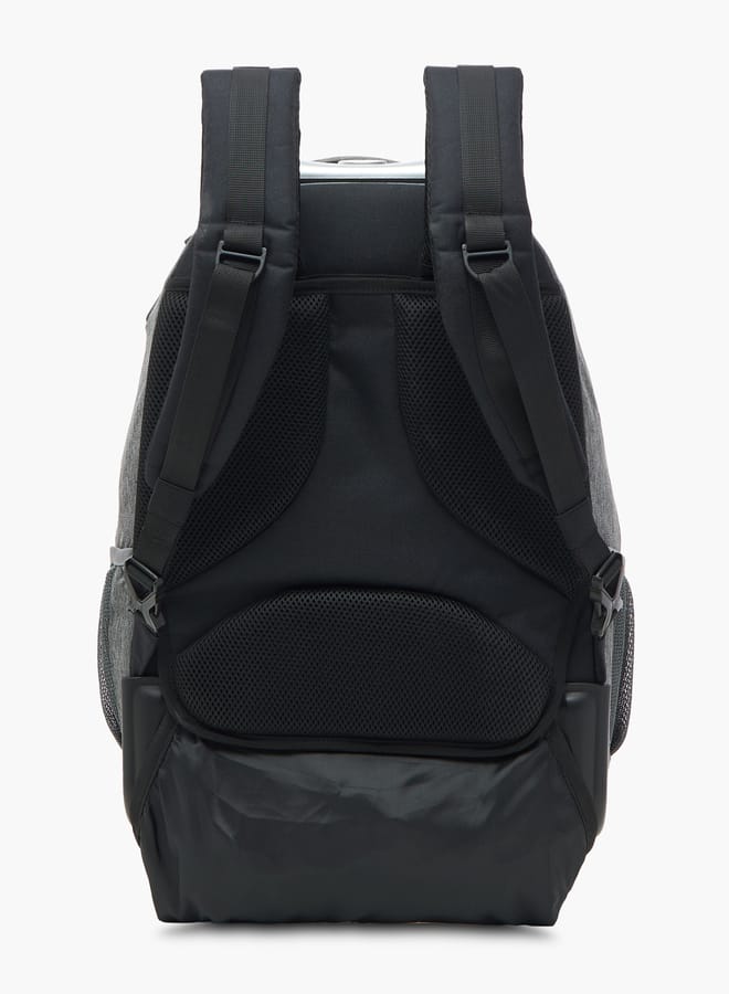 Kappa Boys Logo Print Trolley Backpack with Retractable Handle - 48x34x23 cm  - Image 3