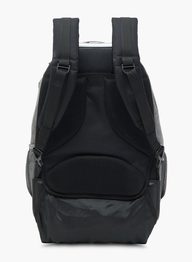 Kappa Logo Print Trolley School Backpack With Retractable Handle - 48X34X23 Cm - Image 5
