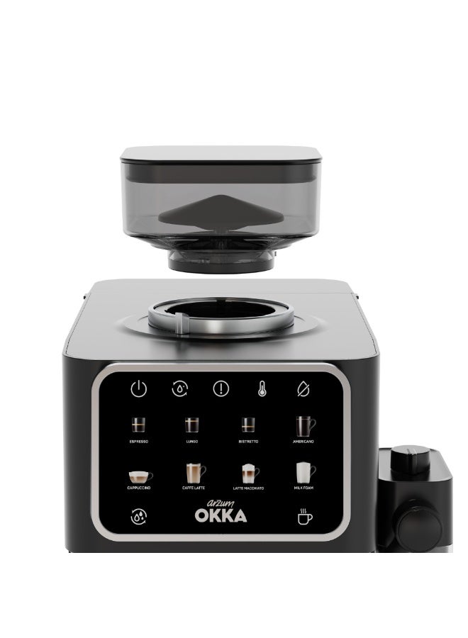 ارزوم اوكا ماكينه اسبريسو ارزوم اوكا باريستا برو اوتوماتيك - فضي - Image 5