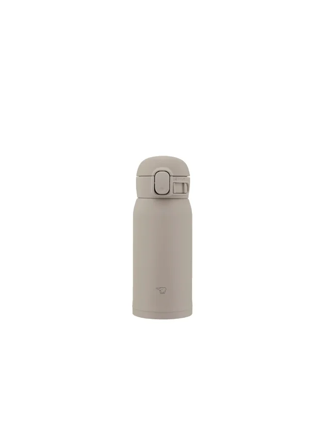 زوجيروشي Zojirushi SM-WS 0.36L Stainless Steel Vacuum Insulated Travel Mug – Leak-Proof, Portable, Lightweight, Keeps Drinks Hot & Cold - Grey