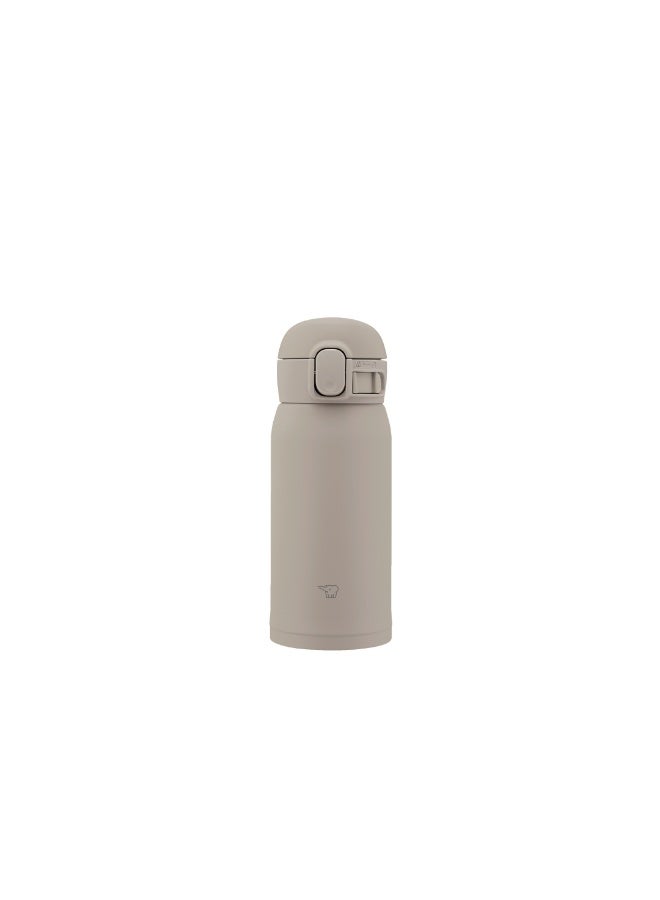 Zojirushi زويوروشي SM-WS 0.36 لتر كوب سفر معزول بالفولاذ المقاوم للصدأ - مقاوم للتسرب، محمول، خفيف الوزن، يحافظ على المشروبات ساخنة وباردة - رمادي - Image 1