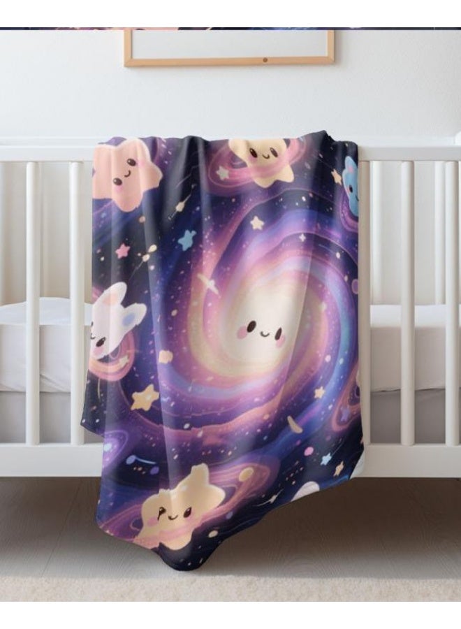 عام بطانية رقيقة من الفانيلا الكرتونية للأطفال والرضع (دافئة ومريحة، ومناسبة للنوم والألعاب) 70 سم * 100 سم - Image 3