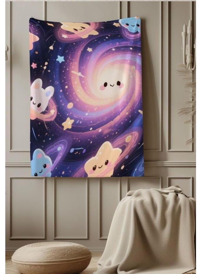 عام بطانية رقيقة من الفانيلا الكرتونية للأطفال والرضع (دافئة ومريحة، ومناسبة للنوم والألعاب) 70 سم * 100 سم - Image 2