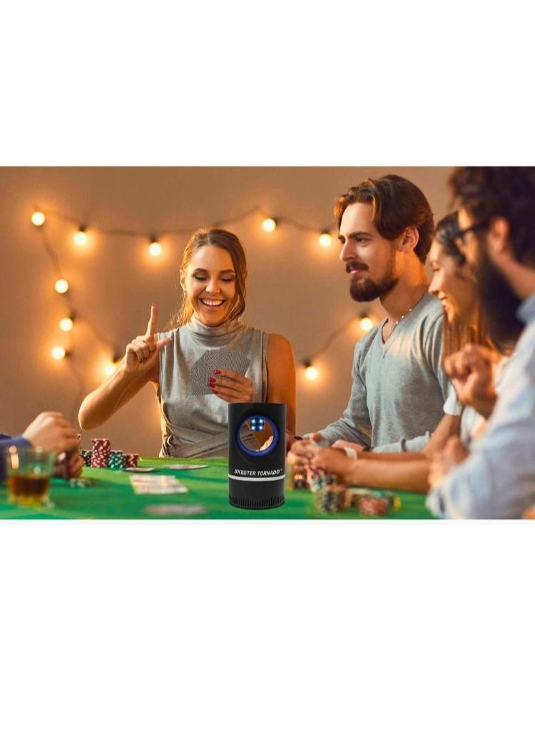 ماركة غير محددة - مصباح إضاءة LED بالاشعة فوق البنفسجية بوصلة USB بتصميم مروحة للتخلص من البعوض مصيدة البعوض الكهربائية غير السامة - Image 1