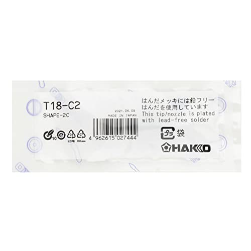 Hakko Soldering Tip, Bevel, 2.0mm x 14.5mm - Image 2